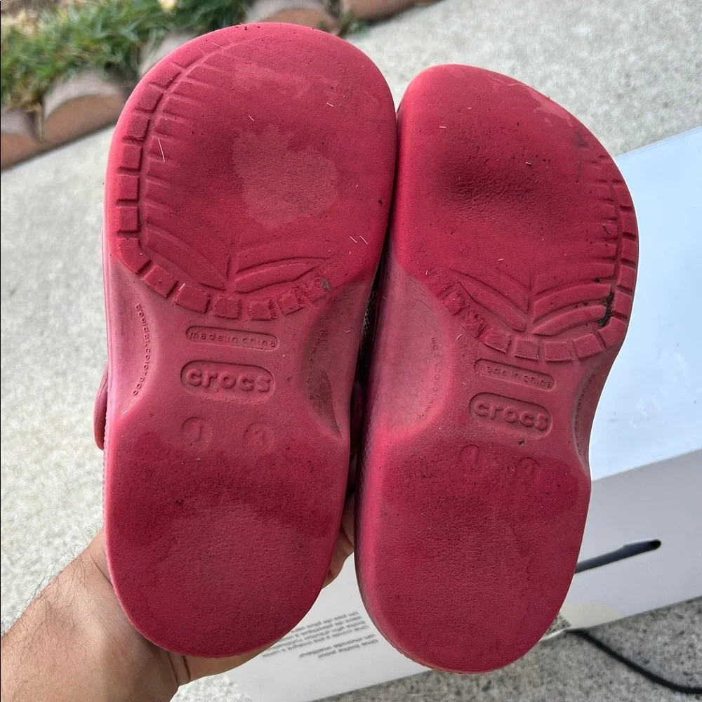 Crocs Kids Classic Clogs Slip-On Shoes Size 3 Used
